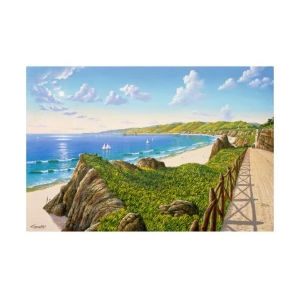 Eduardo Camoes 'California Incline 1915' Canvas Art, 30x47, Trademark Fine Art, Mfr#: ALI47618-C3047GG